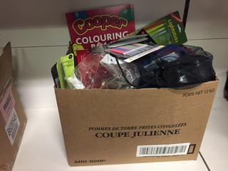 Assorted Colouring Books, Candles, Glowsticks, Etc.