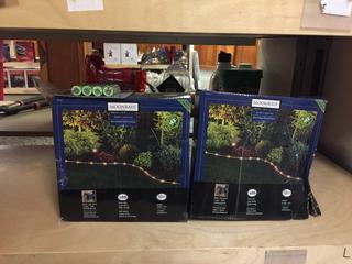 (2) Moonrays Solar Edge Lighting. 