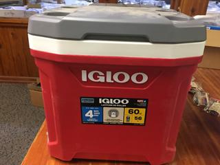 Igloo Latitude 60 Cooler, Roller/ Handle Broken. 