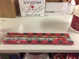 Assorted Christmas Wrap & Bows.