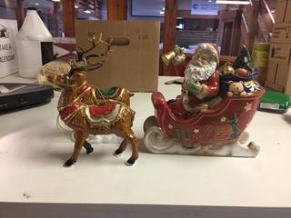 Santa's Sleigh Decoration. 