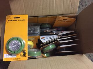 Box of Pumpkin Lights. 