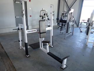 Selling Offsite -  Atlantis Precision Series Olympic Bench. Located at 100 Gateway Drive NE, Airdrie, For More Information Please Call Graham @ 403-968-7697.