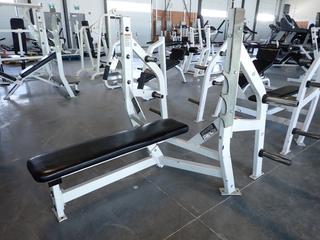 Selling Offsite -  Hammer Strength Olympic Flat Bench. Located at 100 Gateway Drive NE, Airdrie, For More Information Please Call Graham @ 403-968-7697.