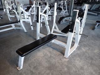 Selling Offsite -  Icarian Olympic Flat Bench. Located at 100 Gateway Drive NE, Airdrie, For More Information Please Call Graham @ 403-968-7697.