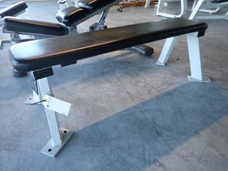 Selling Offsite -  Hammer Strength Flat Bench. Located at 100 Gateway Drive NE, Airdrie, For More Information Please Call Graham @ 403-968-7697.