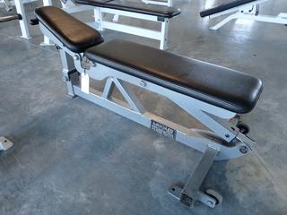 Selling Offsite -  Hammer Strength Adjustable Bench. Located at 100 Gateway Drive NE, Airdrie, For More Information Please Call Graham @ 403-968-7697.