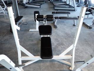 Selling Offsite -  Hammer Strength Olympic Decline Bench. Located at 100 Gateway Drive NE, Airdrie, For More Information Please Call Graham @ 403-968-7697.