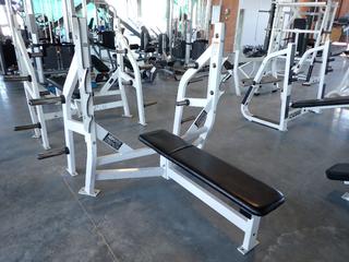 Selling Offsite -  Hammer Strength Olympic Flat Bench. Located at 100 Gateway Drive NE, Airdrie, For More Information Please Call Graham @ 403-968-7697.