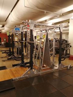 Selling Offsite -  Hammer Strength Model HDEHR HD Elite Half Rack, Disassembled. Located at 100 Gateway Drive NE, Airdrie, For More Information Please Call Graham @ 403-968-7697.