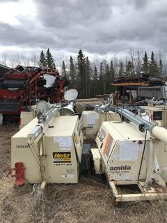 - Don't Move In Sale (multiple lots) - Qty Of Amida LT5000 And Ingersoll Rand Light Towers, Including L6d 4 MH 60hz Models
