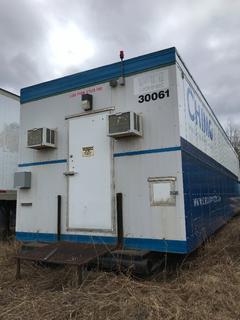 Located Offsite - 2008 PTI Travco Modular Structures, Sewer Treatment Plant, 44 Ft. X 11.5 Ft., 120-208V, 3-Phase, Triple Skid, 13 Cubic Tank, A/C, Heat, Electrical, SN ST1244824330  *Note: Buyer Responsible For Load Out*   **Major Equipment Dispersal For Skoreyko Crushing Ltd.**   Located Near Caslan, AB  For More Info Contact Connor @ 780-218-4493