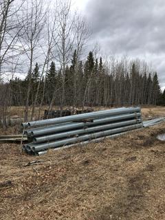 Located Offsite - Qty of Metal Light Poles and Concrete Bases *Note: Buyer Responsible For Load Out*   **Major Equipment Dispersal For Skoreyko Crushing Ltd.**   Located Near Caslan, AB  For More Info Contact Connor @ 780-218-4493