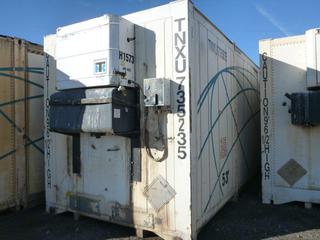 53 Ft. HC Storage Container c/w Thermo King Heater, # TNXU 735235. *Note: Heater Starts & Runs