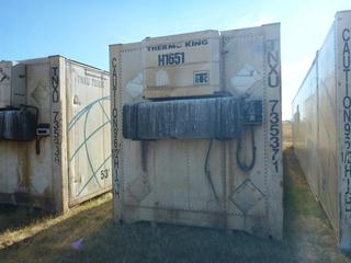 53 Ft. HC Storage Container c/w Thermo King Heater, # TNXU 735371. *Note: Heater Starts & Runs