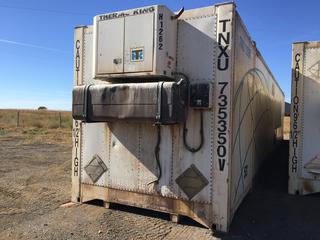53 Ft. HC Storage Container c/w Thermo King Heater, # TNXU 735350. *Note: Heater Starts & Runs.