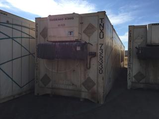 53 Ft. HC Storage Container c/w Thermo King Heater, # TNXU 735330. *Note: Heater Starts & Runs.
