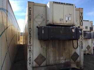 53 Ft. HC Storage Container c/w Thermo King Heater, # TNXU 735288. *Note: Heater Does Not Run.