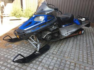 2013 Arctic Cat Snowmobile c/w 570cc, Auto, Meter Showing 14,750, VIN 4UF13SNW3DT121350. *Note: Starts & Runs, Ripped Seat, Plastic Cracked.