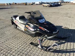 2002 Arctic Cat Mountain Cat Snowmobile c/w 800 EFI, Auto, Showing 1,450 Miles, VIN 4UF02SNW42T121997