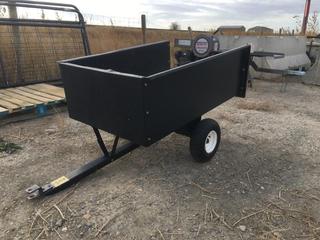 Brinly S/A Tow Behind Dumping Garden Trailer c/w Tailgate, Control # 9352