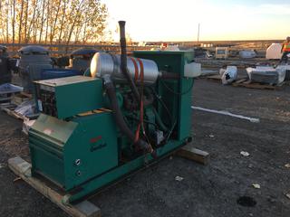 Onan 20 KW Genset c/w Natural Gas, Single Phase, Showing 420 Hours, Control # 9359