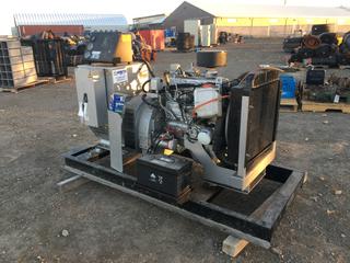Simson Maxwell 20 KW Genset c/w Natural Gas, Transfer Switch, Single Phase, Showing 282 Hours, Control # 9360