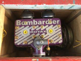 Unused Bombardier Rotax Engine. Motor # 4513195.