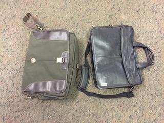 (1) Leather (1) Fabric Laptop Cases.