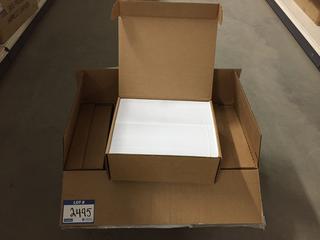 (5) Boxes of Supreme #10 4-1/8in x 9-1/2in Open Side White Envelopes, 2500 Per Box.