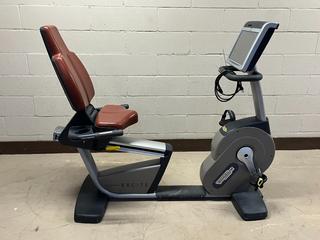 Technogym Model EXC700 Recumbent Bike, S/N DAD73C10000400.