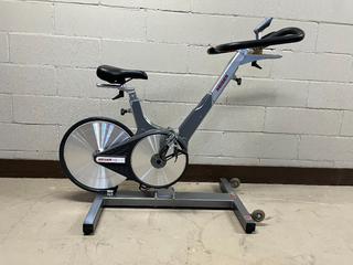 Keiser Model M3 Spin Bike c/w Self-Tensioning Poly V-Belt Drive, Magnetic Resistance, 4-Way Adjustable Seat, 2-Way Adjustable Handlebars & Monitor, S/N 120815-22895.