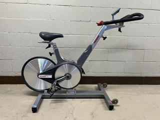 Keiser Model M3 Spin Bike c/w Self-Tensioning Poly V-Belt Drive, Magnetic Resistance, 4-Way Adjustable Seat, 2-Way Adjustable Handlebars & Monitor, S/N 120815-22897.