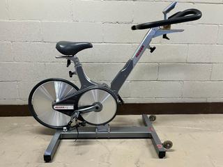 Keiser Model M3 Spin Bike c/w Self-Tensioning Poly V-Belt Drive, Magnetic Resistance, 4-Way Adjustable Seat, 2-Way Adjustable Handlebars & Monitor, S/N 120815-22894.