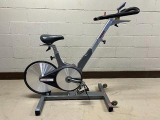 Keiser Model M3 Spin Bike c/w Self-Tensioning Poly V-Belt Drive, Magnetic Resistance, 4-Way Adjustable Seat, 2-Way Adjustable Handlebars & Monitor, S/N 120815-22922.