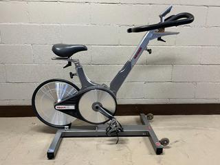 Keiser Model M3 Spin Bike c/w Self-Tensioning Poly V-Belt Drive, Magnetic Resistance, 4-Way Adjustable Seat, 2-Way Adjustable Handlebars & Monitor, S/N 120815-22940 *Display Not Working*