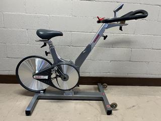 Keiser Model M3 Spin Bike c/w Self-Tensioning Poly V-Belt Drive, Magnetic Resistance, 4-Way Adjustable Seat, 2-Way Adjustable Handlebars & Monitor, S/N 120815-22892.