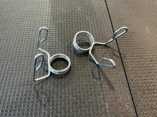 Assorted Barbell Spring Clips.