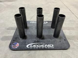 Legend Fitness Barbell Holder.