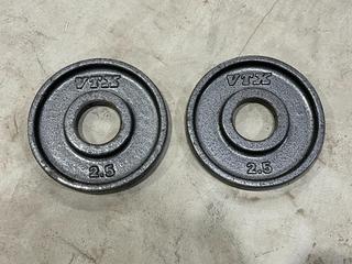 (2) 2.5lb VTX Weight Plates.