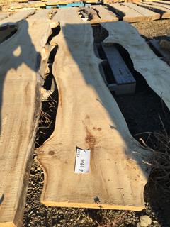 (1) Pc Live Edge Maple Slab, Approximately 9ft Long.