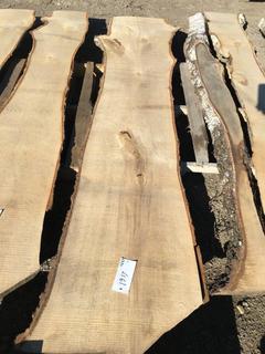 (1) Pc Live Edge Paper Birch Slab, Approximately 5ft Long.