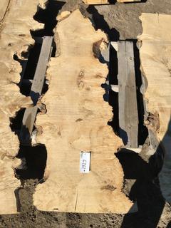 (1) Pc Live Edge Maple Slab, Approximately 6ft Long.