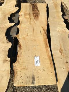 (1) Pc Live Edge Maple Slab, Approximately 5ft Long.