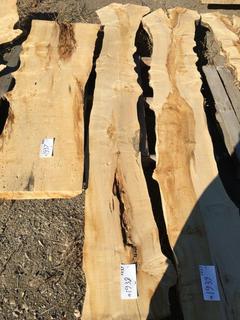 (1) Pc Live Edge Maple Slab, Approximately 7ft Long.