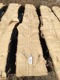 (1) Pc Live Edge Green Ash Slab, Approximately 8-1/2ft Long.