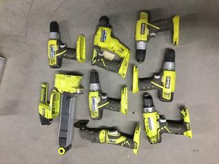 Ryobi Cordless 18V Combo Kit, No Charger & Batteries.