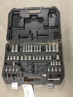 DeWalt Case of Assorted Socket, Incomplete.