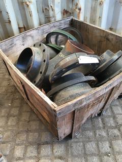 Quantity of Assorted Pipe Flanges and Elbows.