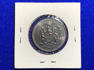 1977 Canada Fifty-Cent Coin.